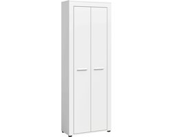 Jam kledingkast wit melamine - 35x64x191cm