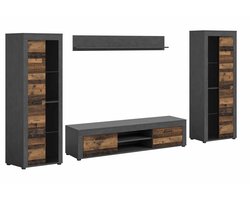Jam Living Combinatie Oud Hout NB Matera NB - 35x159x310cm