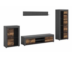 Jam Living Combinatie Oud Hout NB Matera NB - 35x169x310cm