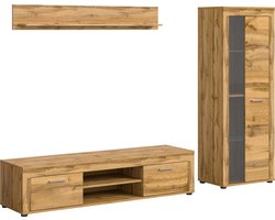 Jam wandkast J14 systeem eiken decor.