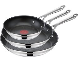 Jamie Oliver by Tefal Cook Smart - Koekenpannenset - 20/24/28 cm - Inductie - PFAS-vrij - Geschikt voor alle warmtebronnen