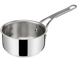 Jamie Oliver by Tefal Cook's Classic - Pannenset - 4-delig - Met Deksel - Inductie - RVS - Geschikt voor alle warmtebronnen