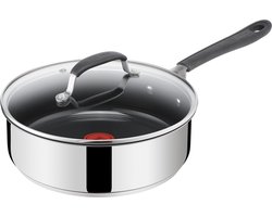 Jamie Oliver by Tefal Easy Cook - Hapjespan - Ø24 cm - Keramisch - PFAS-vrij - Inclusief Deksel - Inductie