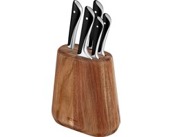 Jamie Oliver by Tefal Messenset - 5-delig - Inclusief Messenblok - RVS - Voor Professioneel Gebruik