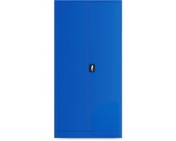 JAN NOWAK - Gereedschapskast BRUNO - Metalen Opbergkast met 2 deuren - Blauw