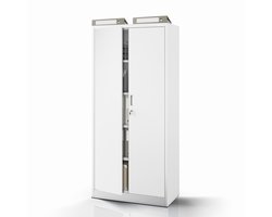 JAN NOWAK - Kantoorgarderobe JAN - Opbergkast Ergonomisch ontwerp - Grijs