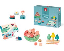 Janod - box 24 maanden concentratie - speelset - 4 stuks speelgoed