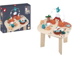 Janod Dino - Activiteitentafel - Een Tafel Vol Activiteiten In Het Hart Van De Jurassic Periode! - 8 Verschillende Activiteiten Om De Nieuwsgierigheid, Motoriek En Concentratie Te Helpen Ontwikkelen - Geschikt Vanaf 1 Jaar