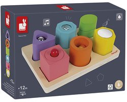 Janod - Houten vormenstoof - Vormen en geluid