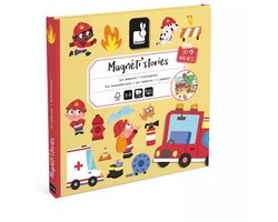 Janod - Magneti Stories - Brandweer – Educatieve magneetset