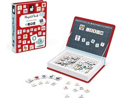 Janod Magnetibook - Alfabet Nederlandstalig - Magneetboek Speelset Inclusief 116 Alfabetmagneten En 26 Geïllustreerde Magneten - Geschikt vanaf 3 Jaar