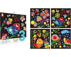 Janod - My Arts & Crafts - Contrast schilderijen stickerset