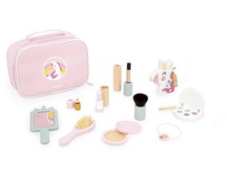 Janod - Unicorn - Beauty case - 10 Make-up accessoires