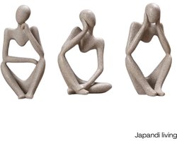 Japandi Living - Decoratie voor in huis - Decoratieve accessoires - Beeldjes - Beeldje mensen - Abstract - Nordisch - Wabi Sabi