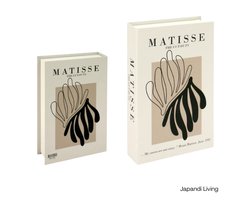 Japandi Living sierboek - Salontafel boek - Tafelboek - Decoratief - Open - Opbergen - Boek - Decoratieboek - Sierboeken - Beige