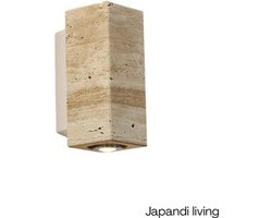 Japandi Living - Wandlamp - Wandlampen - Buiten/Binnen - Slaapkamer - Interieur - Wabi Sabi - Japandi - Minimalistisch - Wit