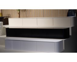 Japandi TV-meubel - Wit