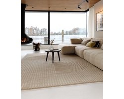 Japandi vloerkleed - Balans beige 300x400