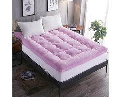 Japanese Futon Floor Mattress, Full Size, Foldable Tatami Mat High Support Futon Mattress Portable Sleeping Mat For Adults And Children(Pink,90x200cm)