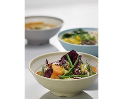 Japanse Melamine Kom - Multifunctionele Soep- en Saladeschaal