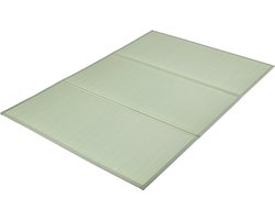 Japanse Tatami Mat King Size, Opvouwbare Rieten Grasmatras, Antislip Vloerfuton voor Slapen, Meditatie en Yoga met Frisse Geur