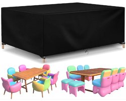 Jardin Tuintafel, rechthoekig, 200 x 100 x 70 cm, meubelcouverture van beschermende meubels, tuinsalon, imperméable anti-UV beektafel