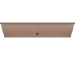 Jardiniere - GARDEN ID Terraflor - Taupe 100 cm - Duurzaamheid - Waterreserve - Gerecycled en 100% recycleerbaar - Volume voor planten.