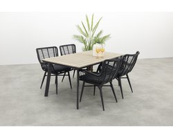 Jasmine/Vigo 160x90 cm. tuinset (5-delig)
