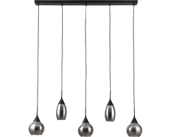 Jaxine hanglamp smoke glas 5L