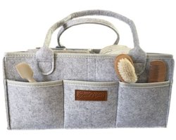 JAXX - Caddy Commode Mandje Luier Organizer Kraammand Vilt 38x25x18cm