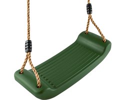 JAXY Schommelzitje - Schommel - Kinderschommel - Meegroei Schommel - Schommel Buiten en Binnen - Schommel Kind/Baby/Peuter - Groen