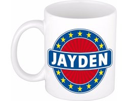 Jayden naam koffie mok / beker 300 ml  - namen mokken