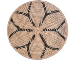 Jazmin Wanddecoratie (40 cm) – Een vleug boho-elegantie uit Bali - Handgemaakte wandmand