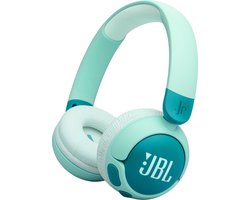 JBL Junior 320BT - Draadloze Kinderkoptelefoon - Koptelefoon Kind - Bluetooth - Veilig Volume 85 dB - On ear - Kinder Hoofdtelefoon met Microfoon - 50 uur batterij - Voor Tablet, Laptop, School & Online Les - Turquoise