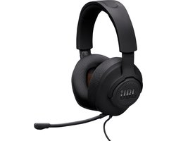 JBL Quantum 100 M2 - Bedrade Gaming Headset - Over-ear Koptelefoon met Afneembare Microfoon - 3.5 mm Jack - Voor PC, PlayStation, Xbox & Switch - Zwart