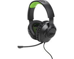 JBL Quantum 100X Zwart/Groen - Gaming Headset voor Xbox - Bedraad - Over-Ear - PS4/PS5, PC, Xbox & Nintendo Switch