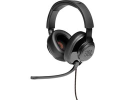 JBL Quantum 200 - Bedrade Gaming Headset - Over-ear Koptelefoon met Afneembare Microfoon - 3.5 mm Jack - Voor PC, PlayStation, Xbox & Switch - Zwart