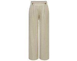 JDY JDYBIRDIE GEGGO LONG PANT JRS NOOS Dames Broeken - Chateau Gray Melange