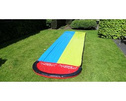 J.E Waterglijbaan - Buikschuifbaan - Waterslide - Kinderspeelgoed - Waterglijmat - 4,8 meter lang