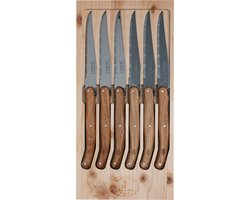 Jean Dubost Laguiole - 6 Steakmessen - Classic - Eikenhout