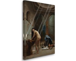 Jean-Léon Gérôme - Un Bain Maure, Ébauche - Een Moors bad, schets (1870s) - 3:2