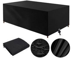JeiibrZui 1 Stuk Tuinmeubel Hoes, Waterdichte en Winddichte Afdekzeil voor Tuinmeubelen, UV-Bestendig (210x110x70 cm), Geschikt voor Tuinstoelen, Banken, Tafels en Lounge Sets