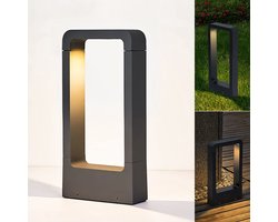 JeiibrZui 1x LED-paalverlichting, IP65 Buitenverlichting 3000K Warm Witte LED, Tuinlamp van Gegoten Aluminium voor Padverlichting & Tuinverlichting