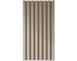 JeiibrZui Douchegordijn - Extra dikke stof - Wafelpatroon in hotelstijl/roestbestendige metalen oogjes - 1 stuk - Exclusief voor de badkamer - Abrikoos