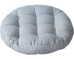 JeiibrZui Japanse Futonkussen - Katoenen Linnen Vloerkussen - Verdikt Ademend Materiaal Comfortabel Voor Alles Seizoenen - 1 Stuk - Voor Bed Bank Of Vloer Zwart