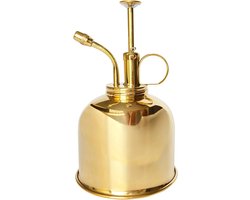 JeiibrZui Messing Gouden Spray Fles - 300ml - 1 Stuk - Plantenverzorger Voor Binnen - Elegante Vernevelaar Voor Orchideeën En Kamerplanten