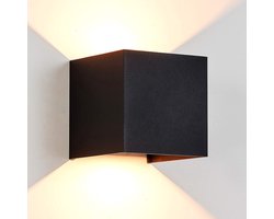 JeiibrZui Motion Sensor Wall Sconce - Black Wall Sconces - Dimmable LED Warm Light & Motion Sensor Control - 1 Stuks - Living Room/Bedroom/Stairway Black