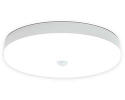 JeiibrZui Oplaadbare LED Plafondlamp met Bewegingssensor - 360° Detectie - 3000K Wit Licht - Eenvoudige Montage - Voor Badkamer Gang Berging & WC