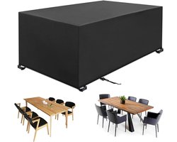 JeiibrZui1 Tuinmeubelhoes, waterdicht en weerbestendig, 150 x 90 x 80 cm, voor tuintafels, buiten gebruik en winterbestendig