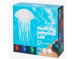 Jelly Fish Light Lamp USB oplaadbaar sensorisch met 2 modi LED drijvende kwallen licht met dansende tentakels tafellampen voor thuiskantoor decor Halloween decoratie